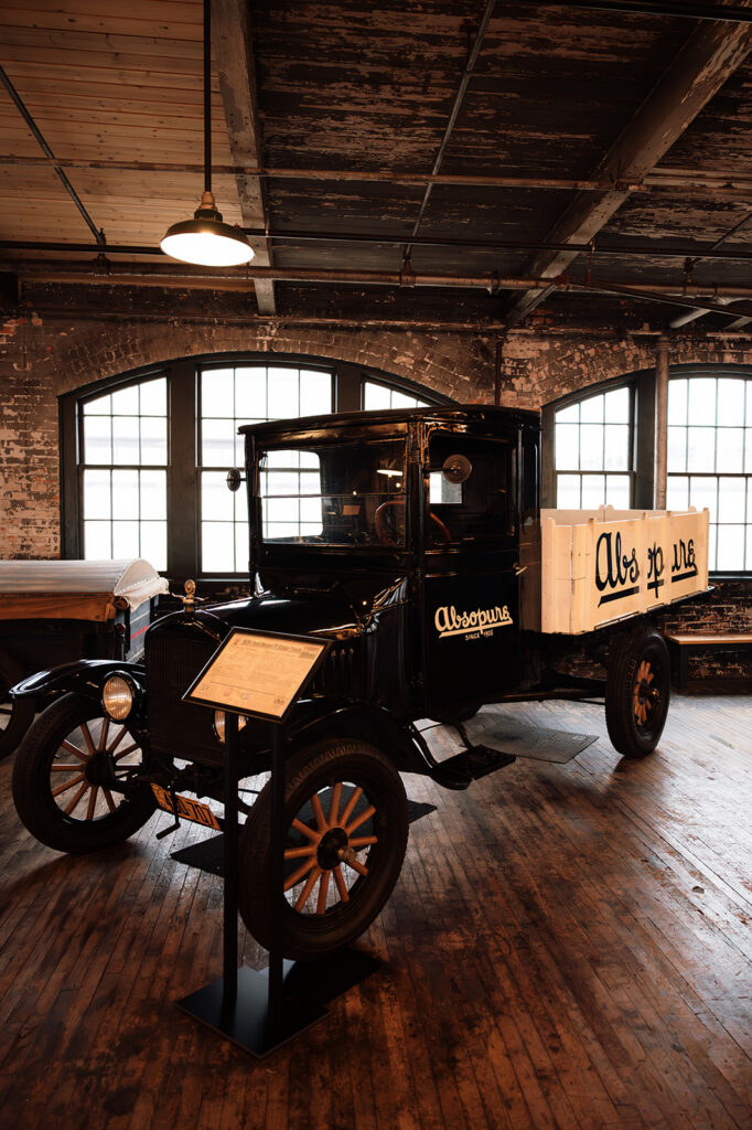 Antique vehicle at Ford Piquette Avenue Plant.